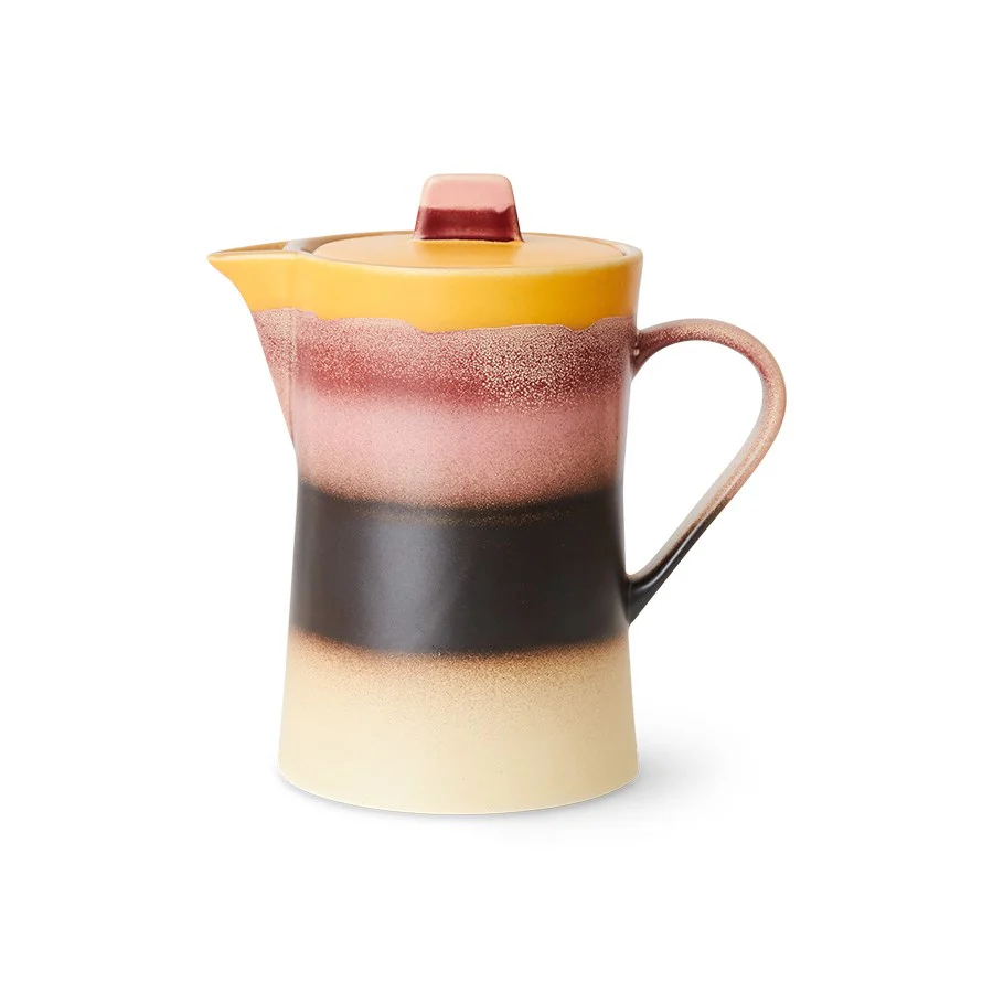 70's Ceramics: Tea Pot, Sunset