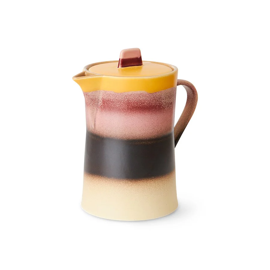 70's Ceramics: Tea Pot, Sunset - Image 2