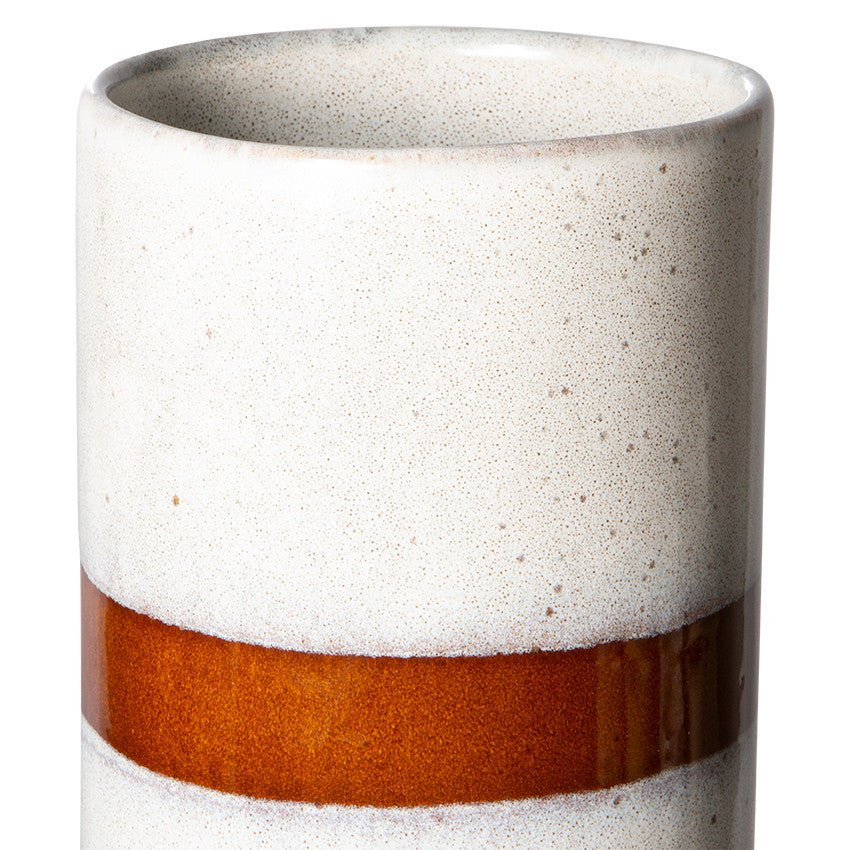 70'S Ceramics: Vase L, Snow - Image 3