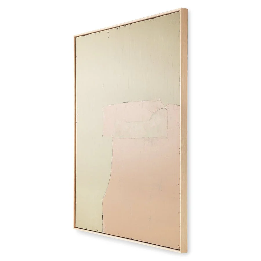 Abstract Painting Olive/Nude - Image 2