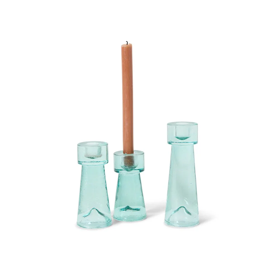 Arte Candle Holder Medium, Ice Blue - Image 5