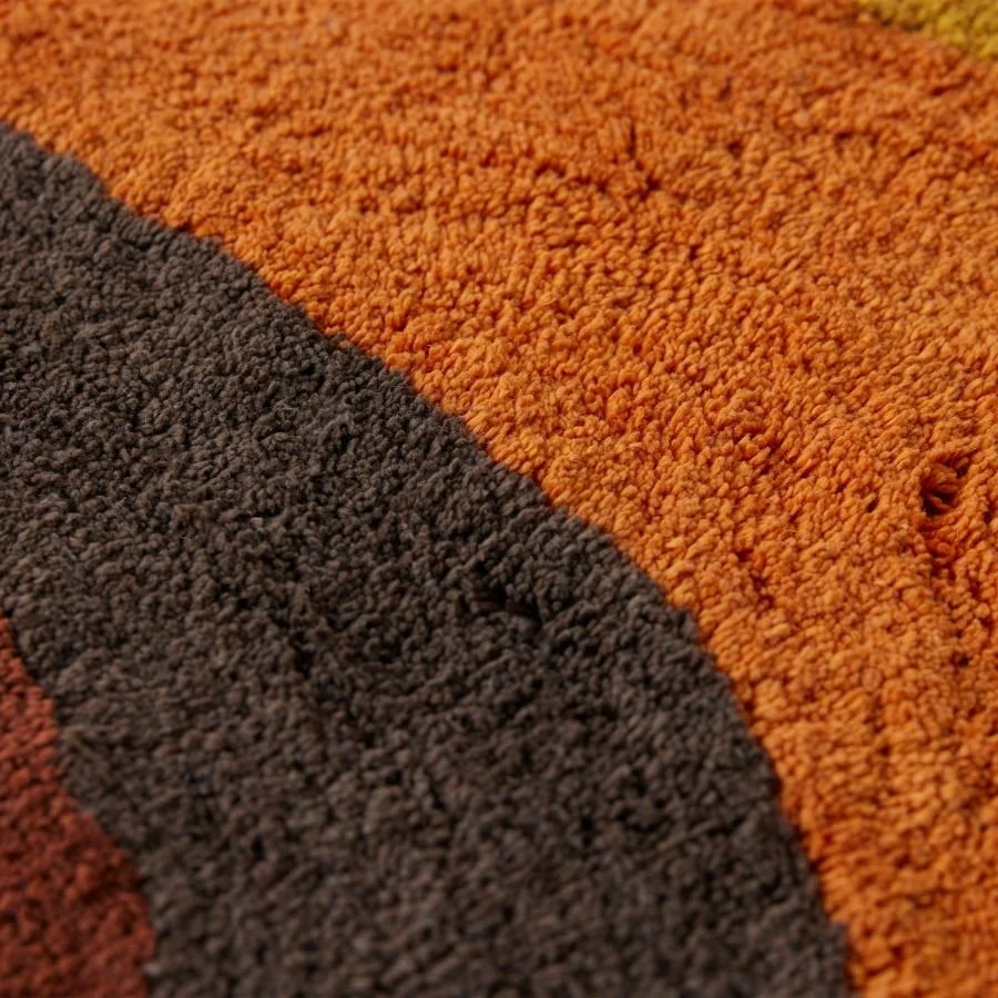 Bath mat retro swirl (90x120cm) - Image 2