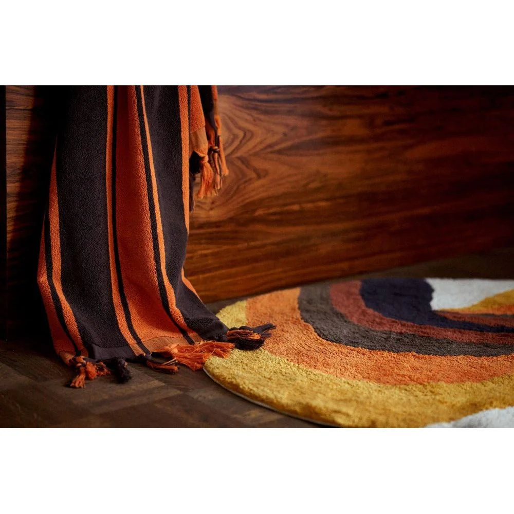 Bath mat retro swirl (90x120cm) - Image 5