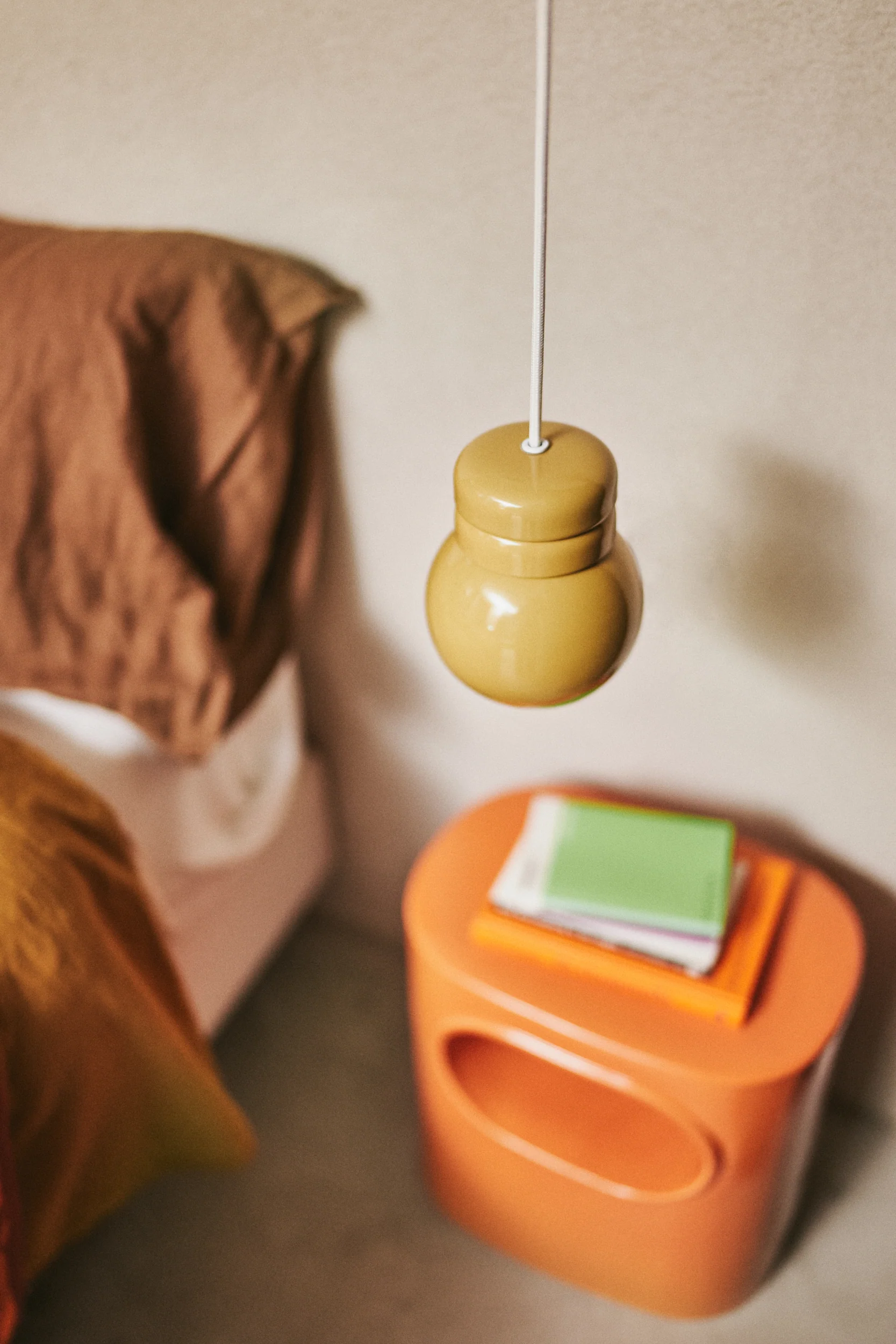 Bulb Pendant Lamp Mustard - Image 3