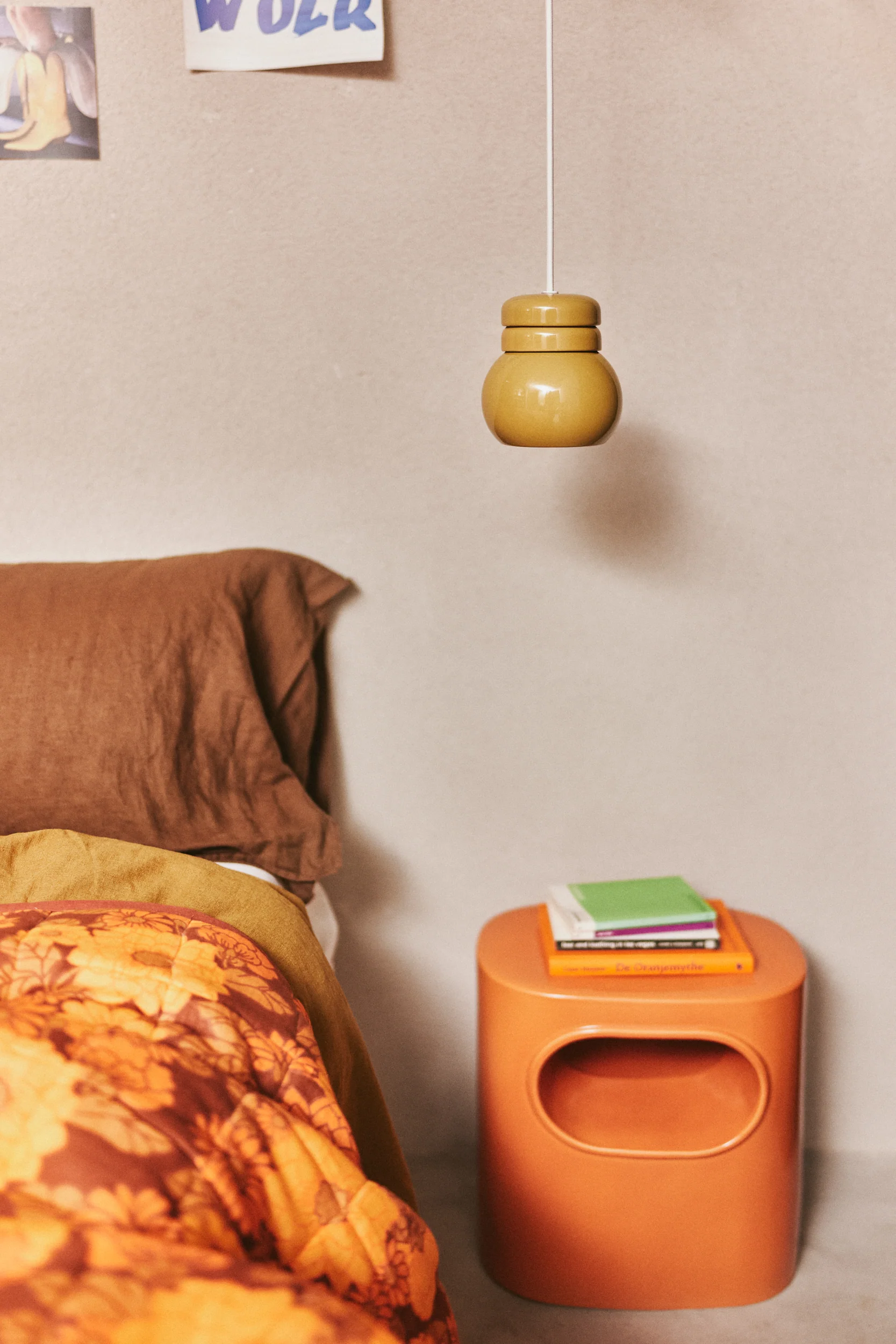 Bulb Pendant Lamp Mustard - Image 4