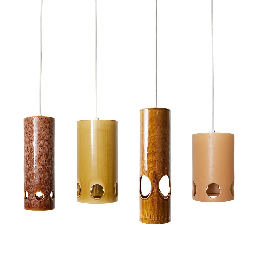Ceramic Pendant Lamp Mustard - Image 3