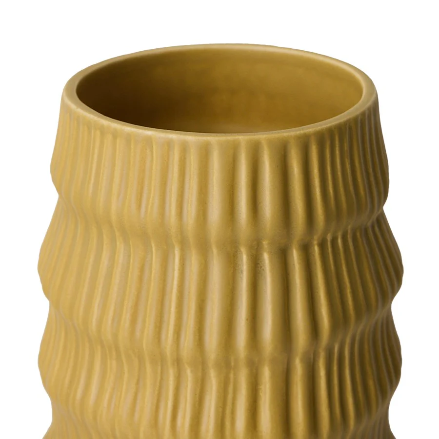 Ceramic Table Lamp, Ochre - Image 4