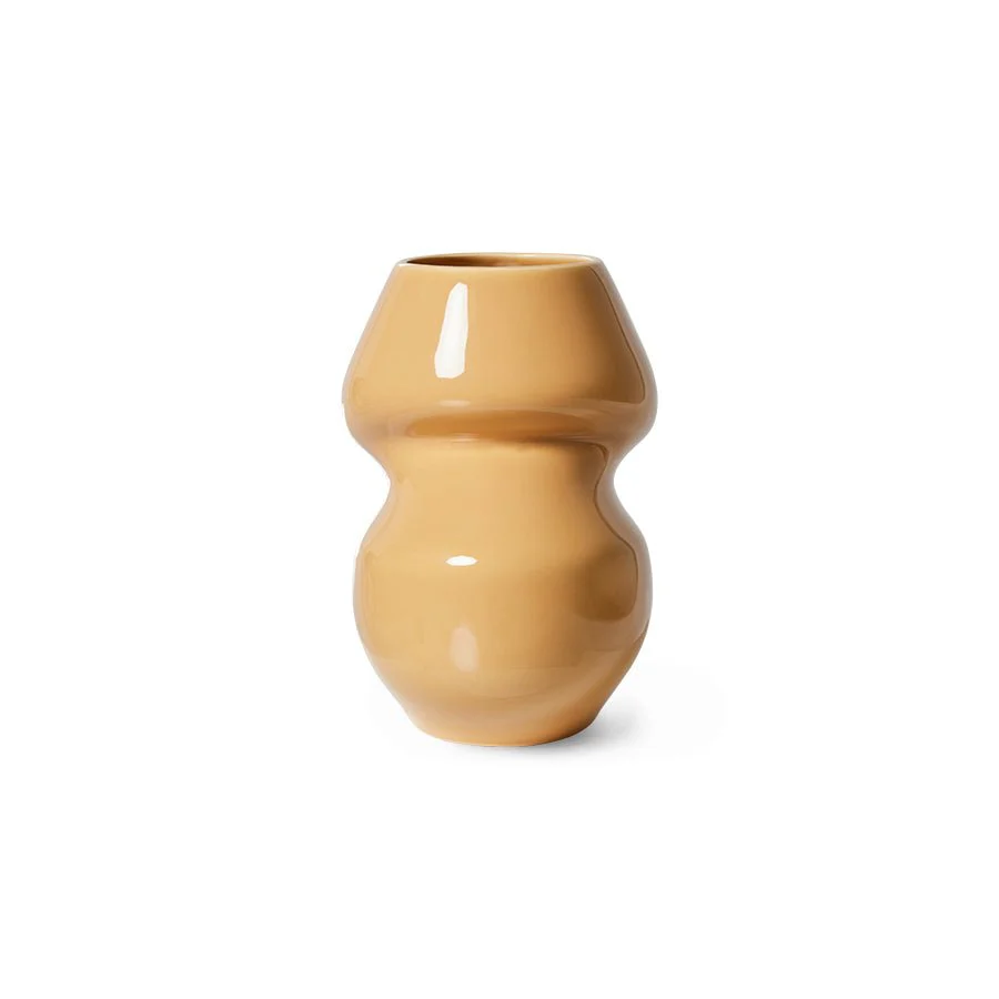 Ceramic Vase Organic Cappuccino S - Image 3
