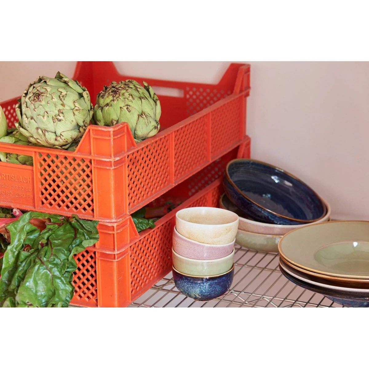 Chef ceramics: bowl, rustic blue - Image 4