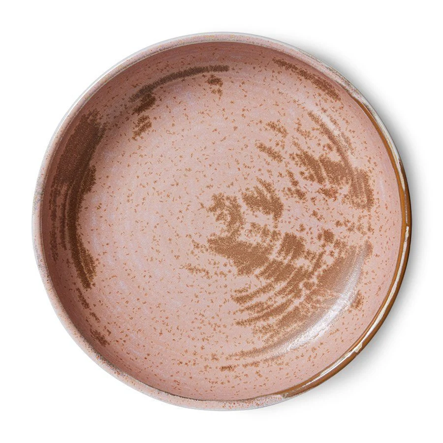Chef ceramics: deep plate L, rustic pink (560ml) - Image 2