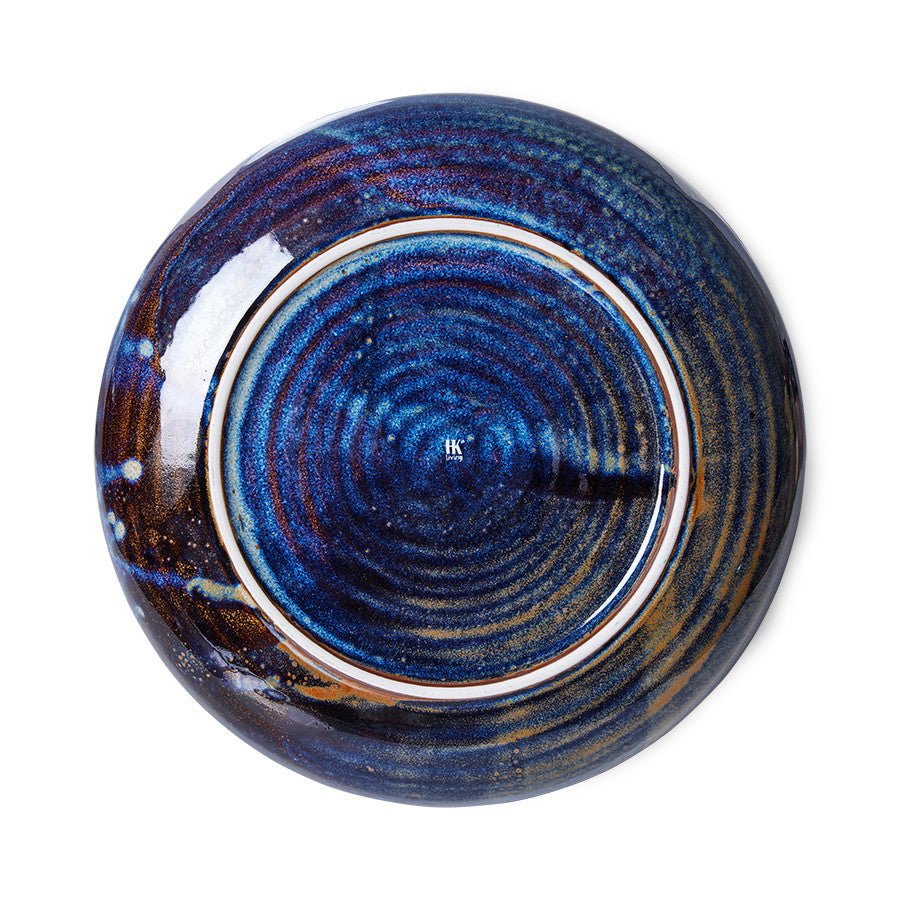 Chef ceramics: deep plate M, rustic blue (480ml) - Image 4