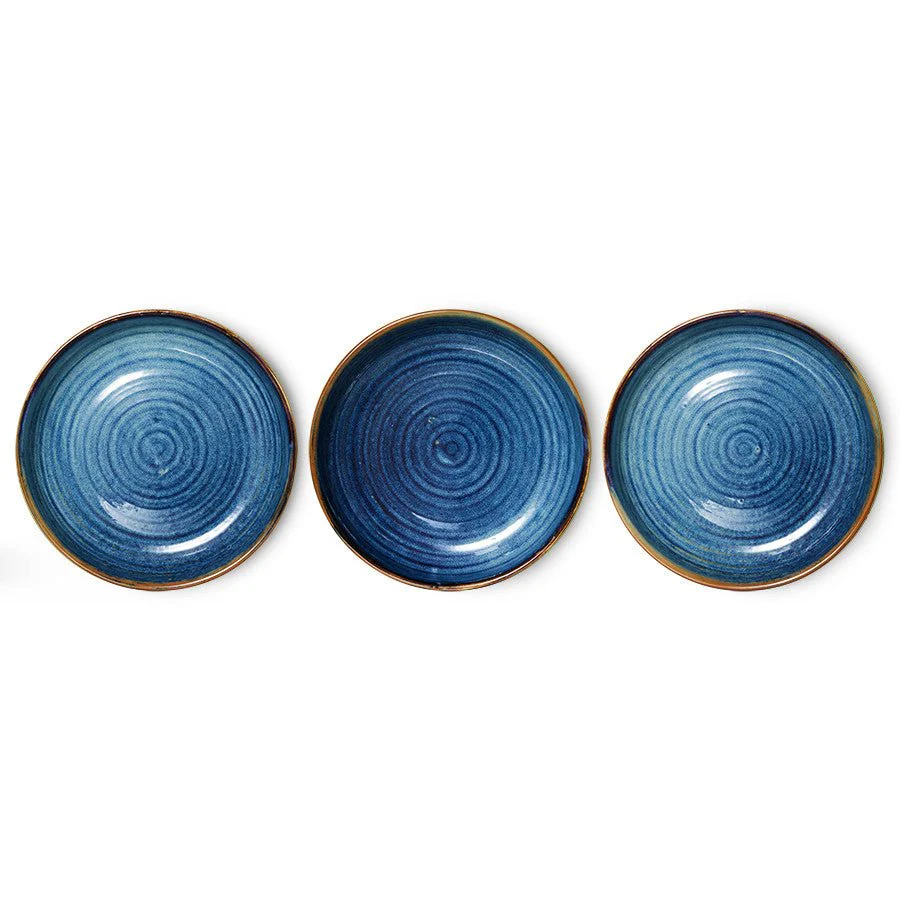 Chef ceramics: deep plate M, rustic blue (480ml) - Image 5