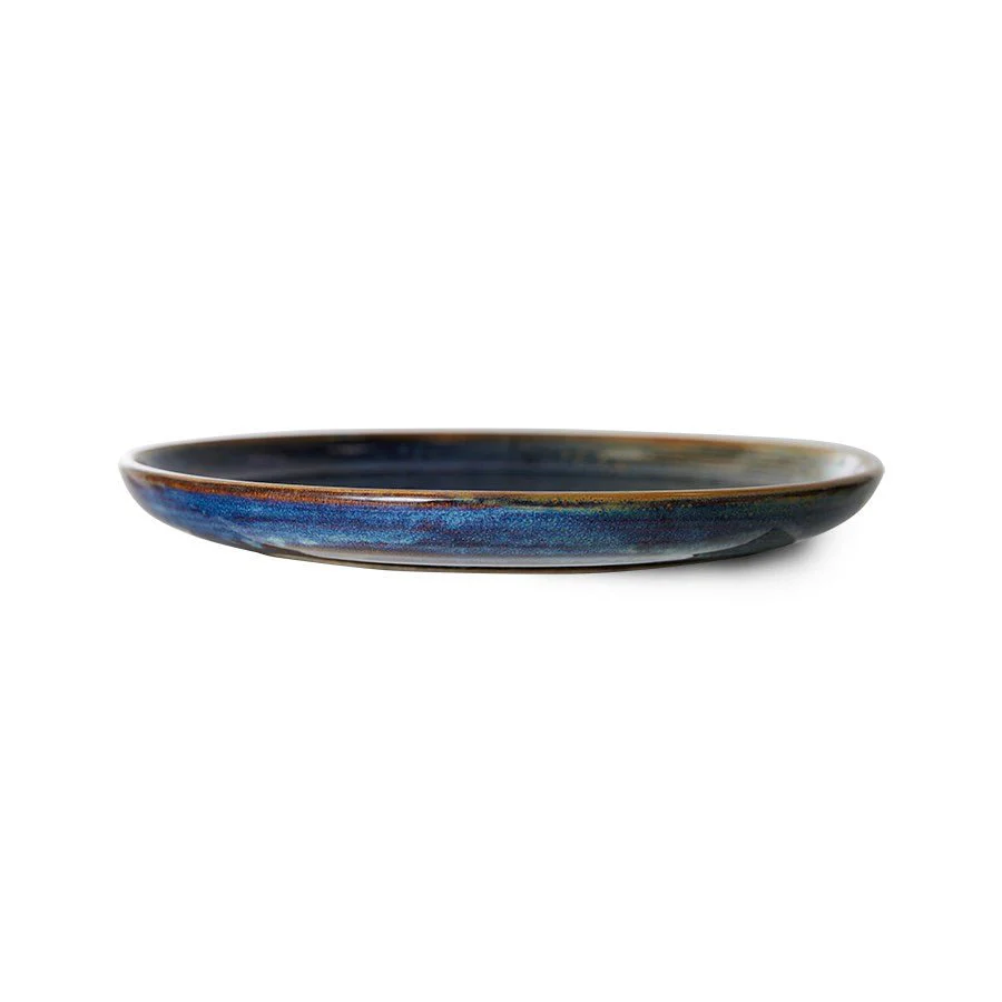 Chef ceramics: side plate, rustic blue - Image 3