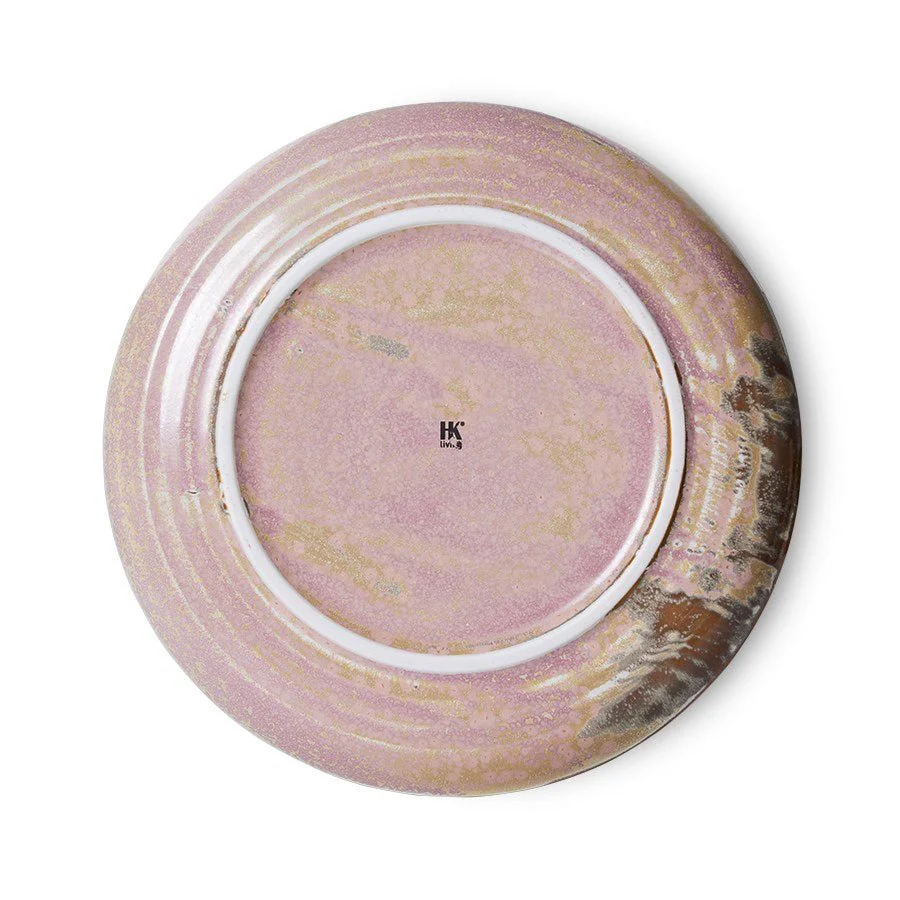 Chef ceramics: side plate, rustic pink - Image 2
