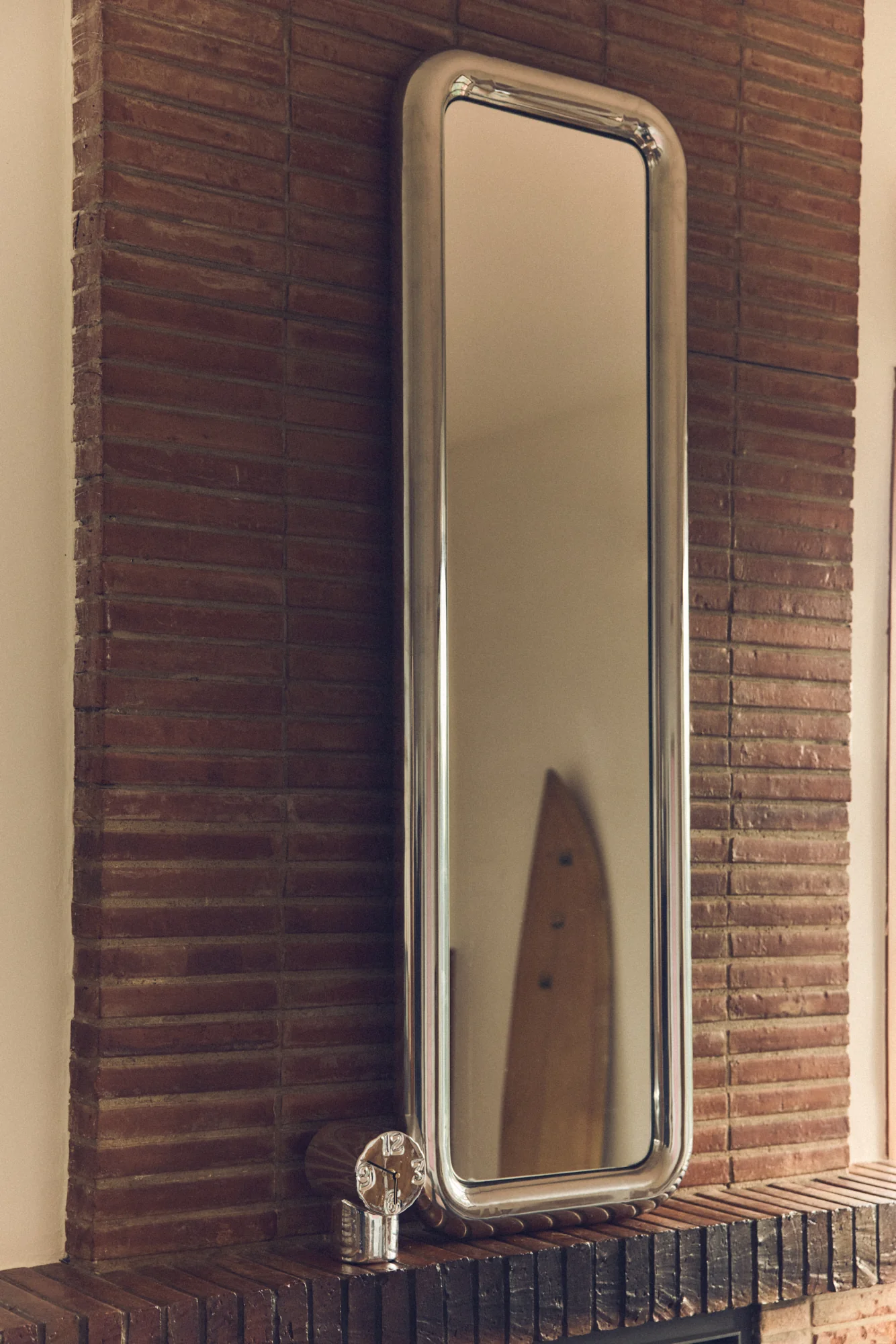Chubby Standing Chrome Mirror - Image 4