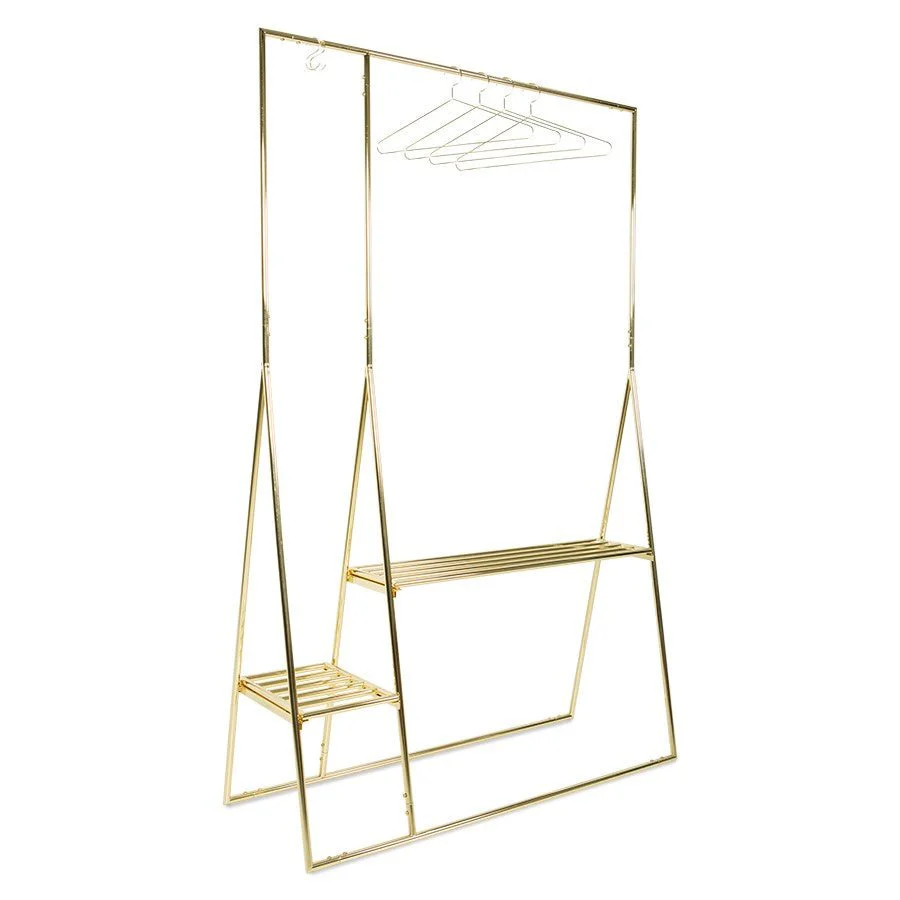 Clothing Hangers, Brass (Set of 4) - Image 3