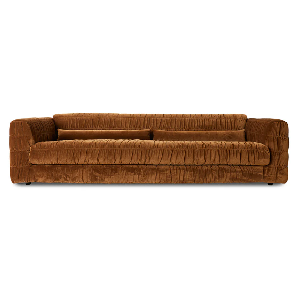 Club Couch: Royal Velvet, Caramel