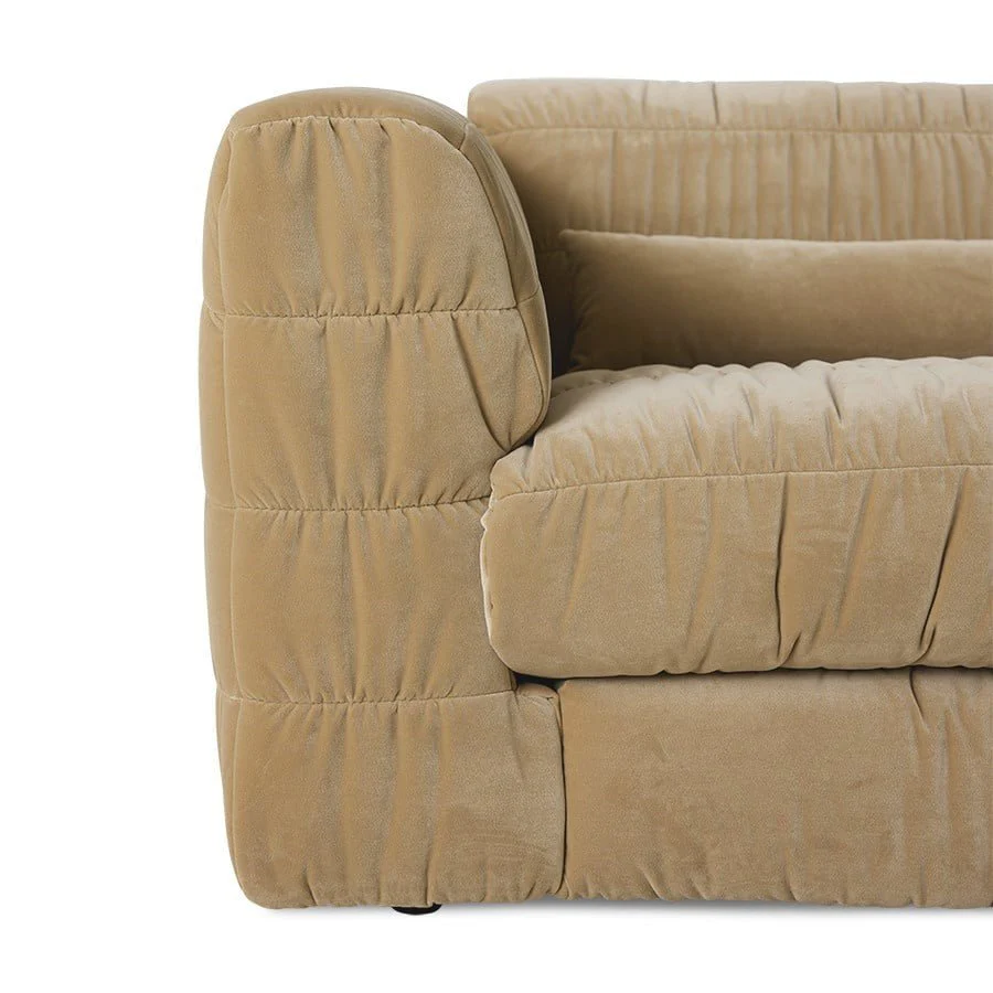 Club Couch : Royal Velvet, Cream - Image 2