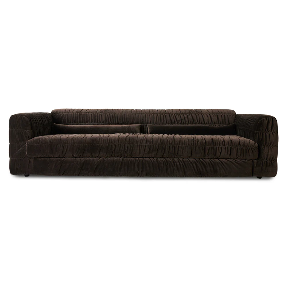 Club Couch : Royal Velvet, Espresso