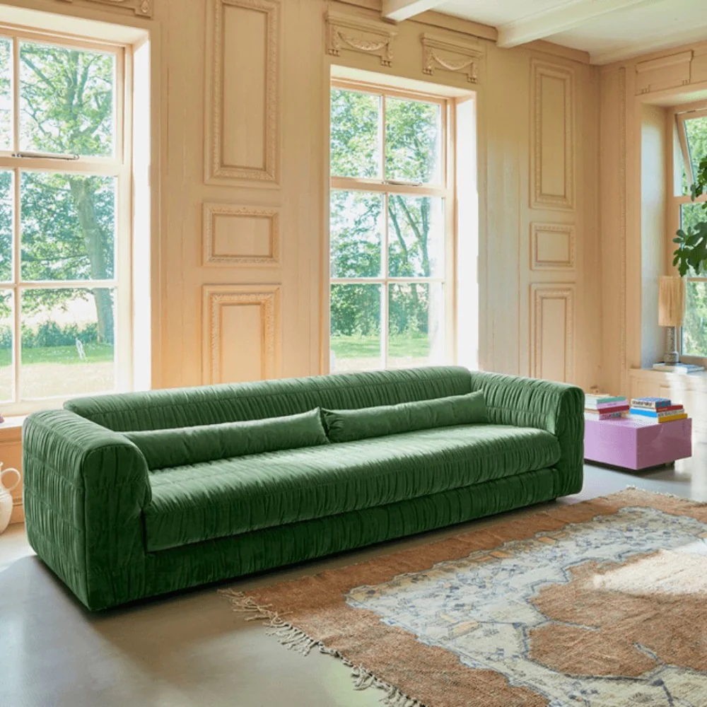 Club Couch: Royal Velvet, Green - Image 2