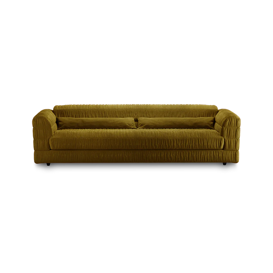 Club Couch: Royal Velvet, Olive