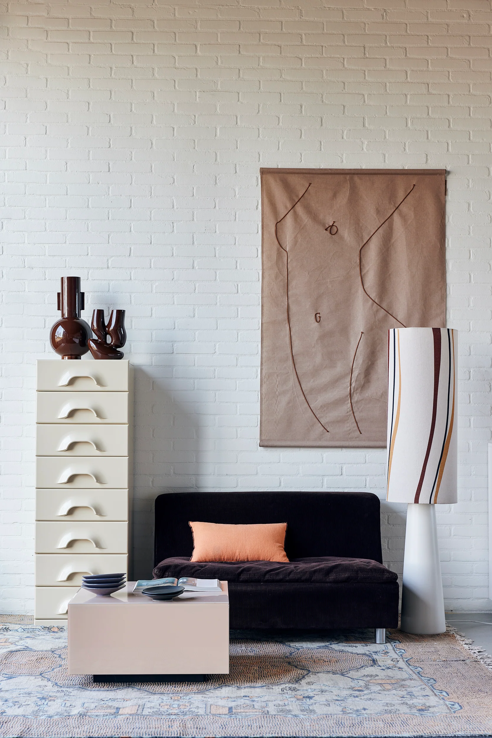 Cone Floor Lamp Base XL Cream - Image 3