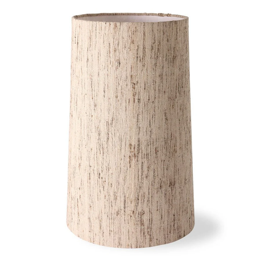Cone Lamp Shade Silk Natural