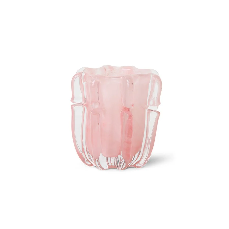 Coralla Candle Holder, Soft Pink