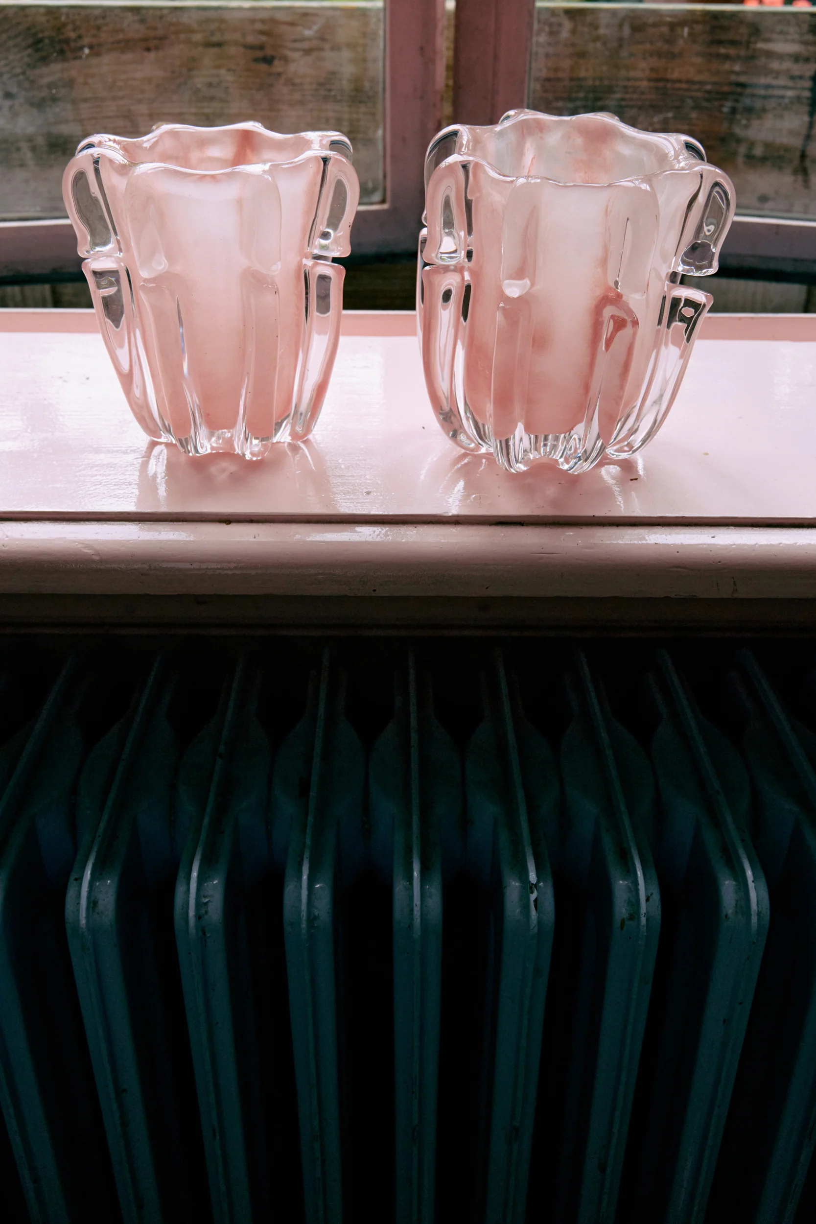 Coralla Candle Holder, Soft Pink - Image 2