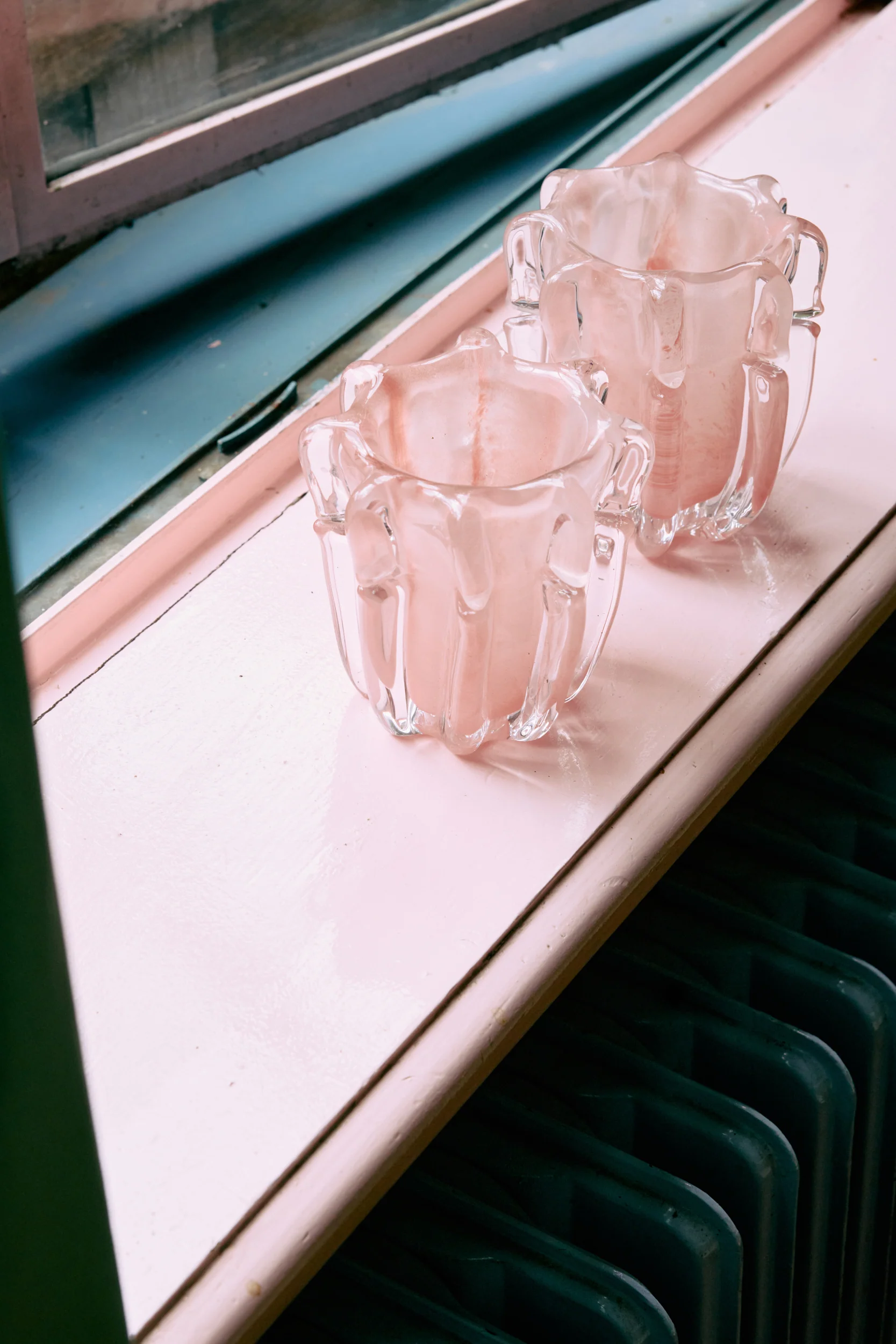Coralla Candle Holder, Soft Pink - Image 3
