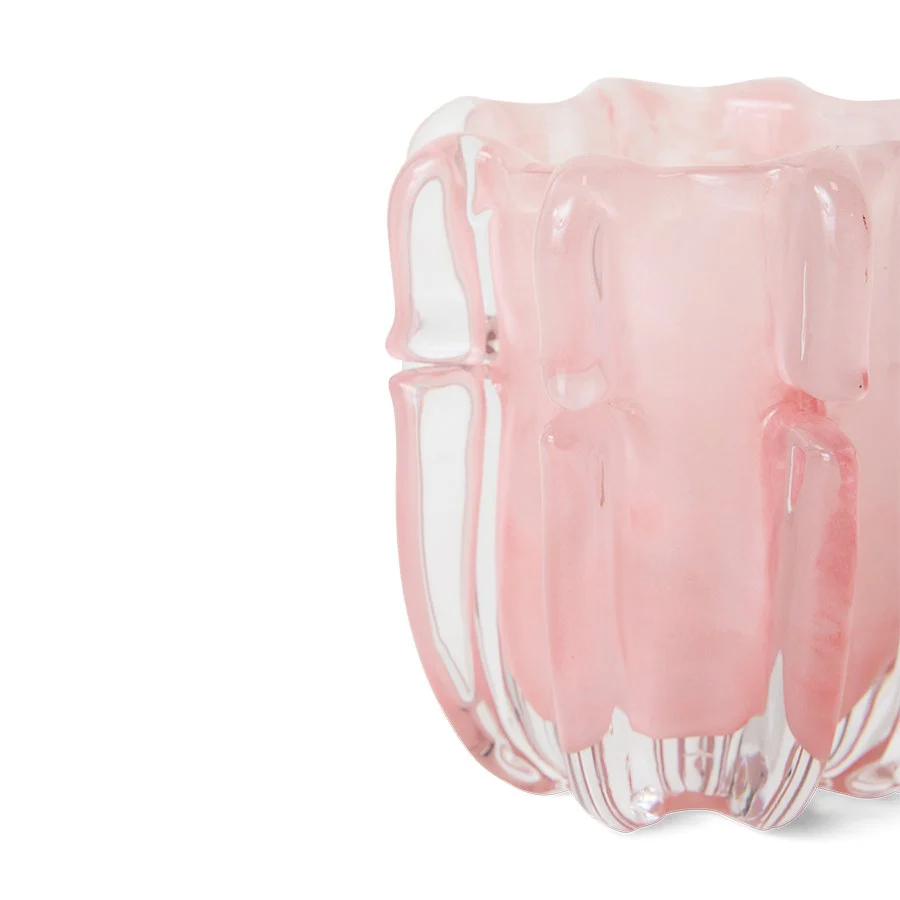 Coralla Candle Holder, Soft Pink - Image 4