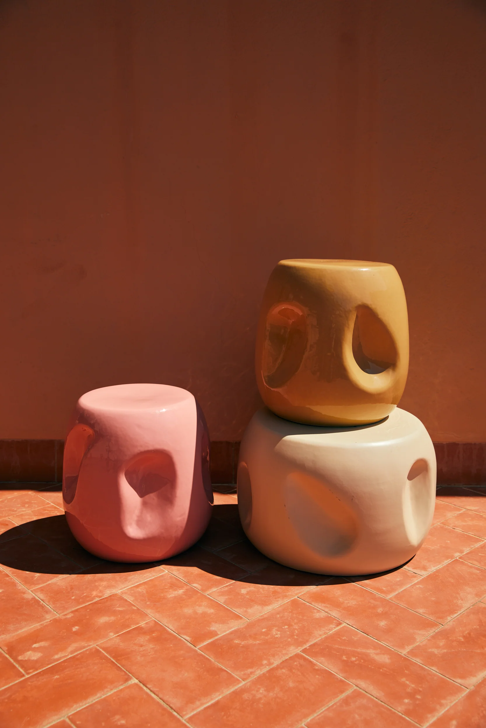 Currents Ceramic Side Table Sand - Image 6