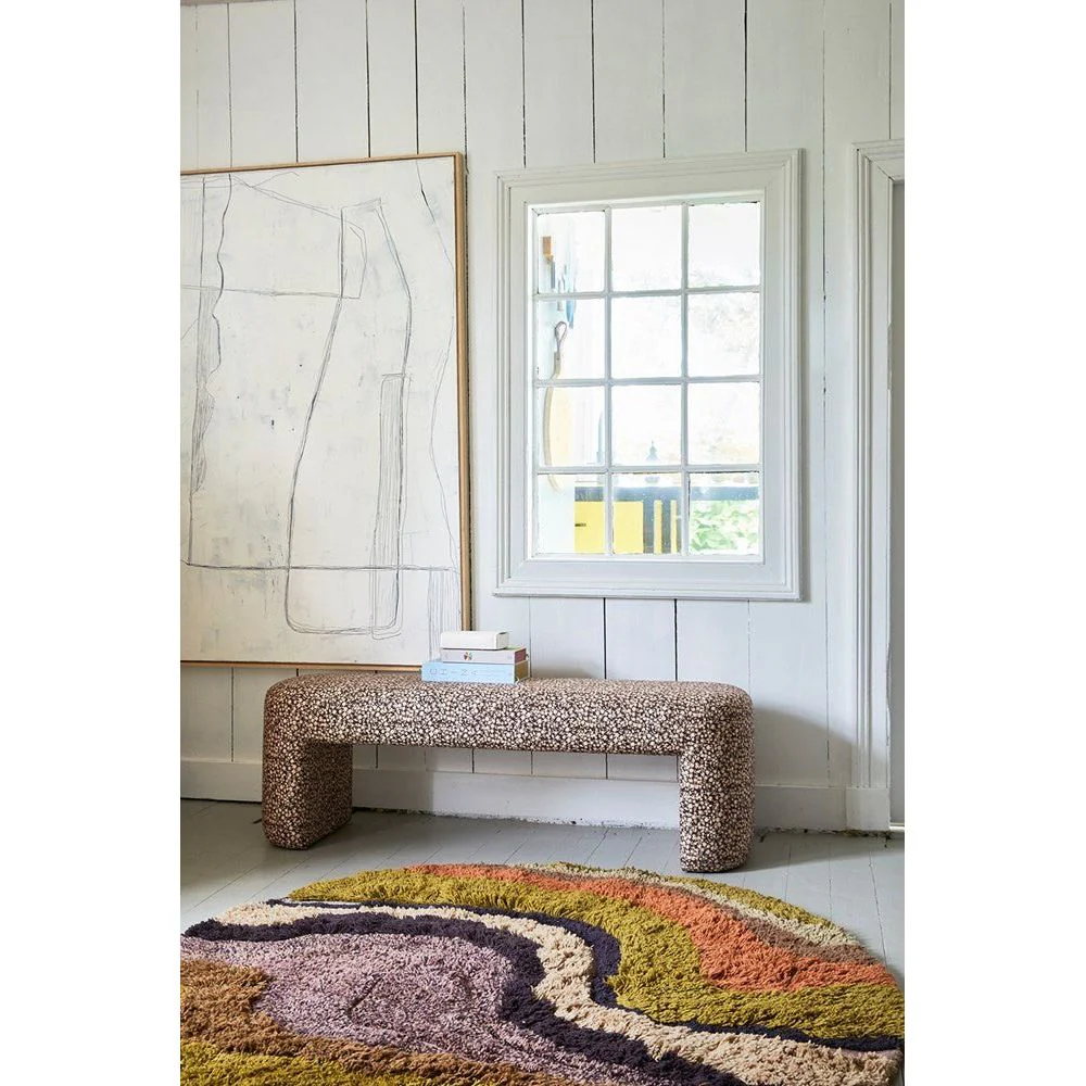 Doris for HKliving Lobby Bench Floral Print - Image 4