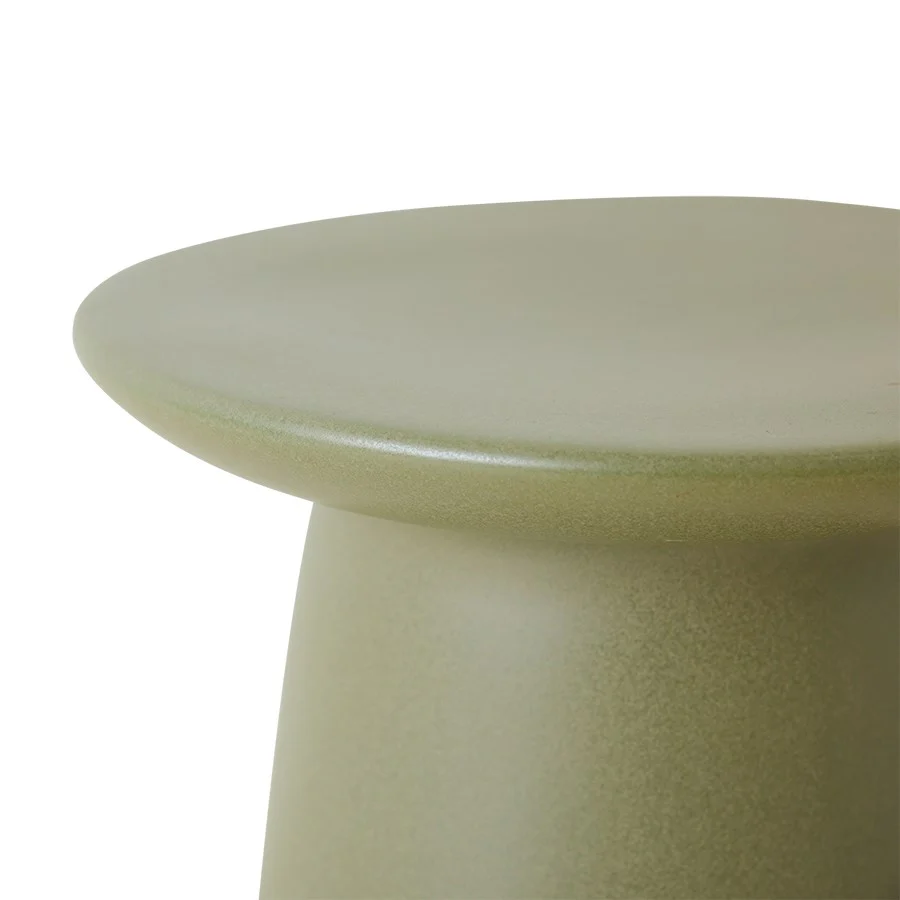 Earthenware Side Table M Army - Image 3