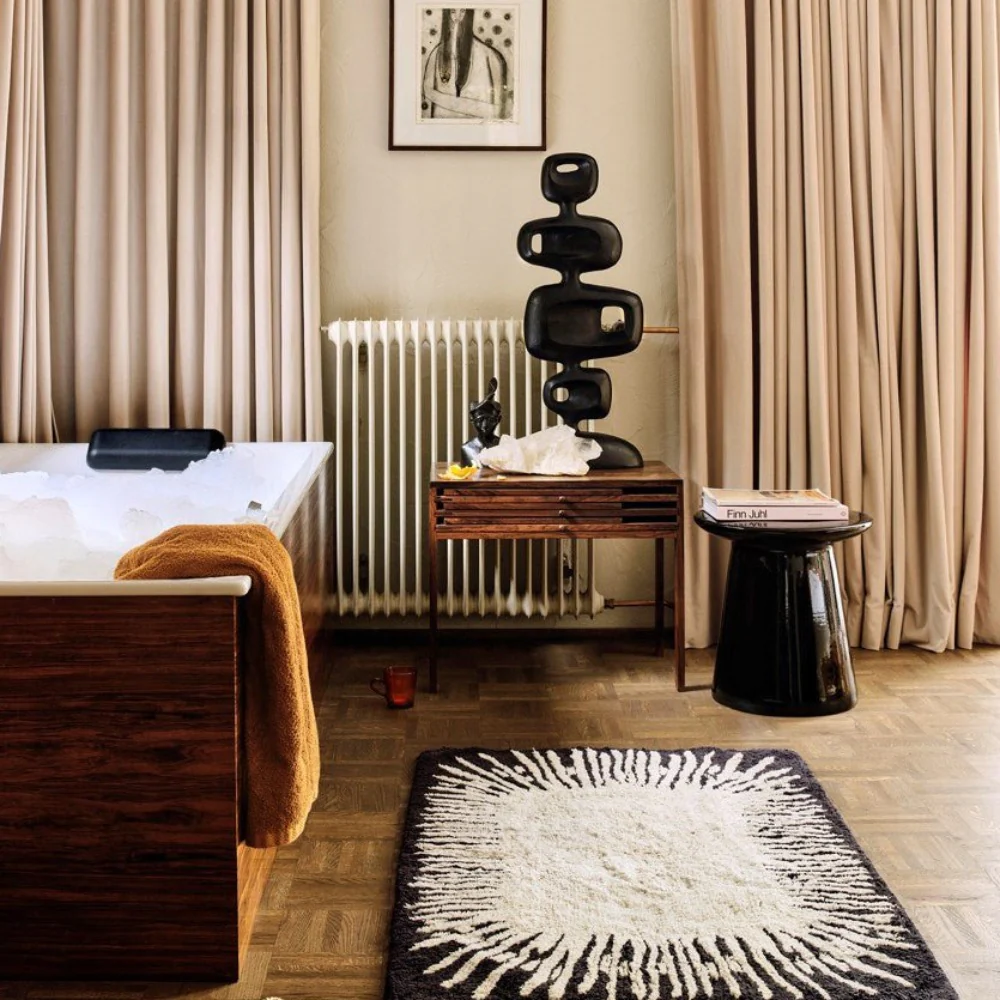 Earthenware Side Table M Black - Image 4