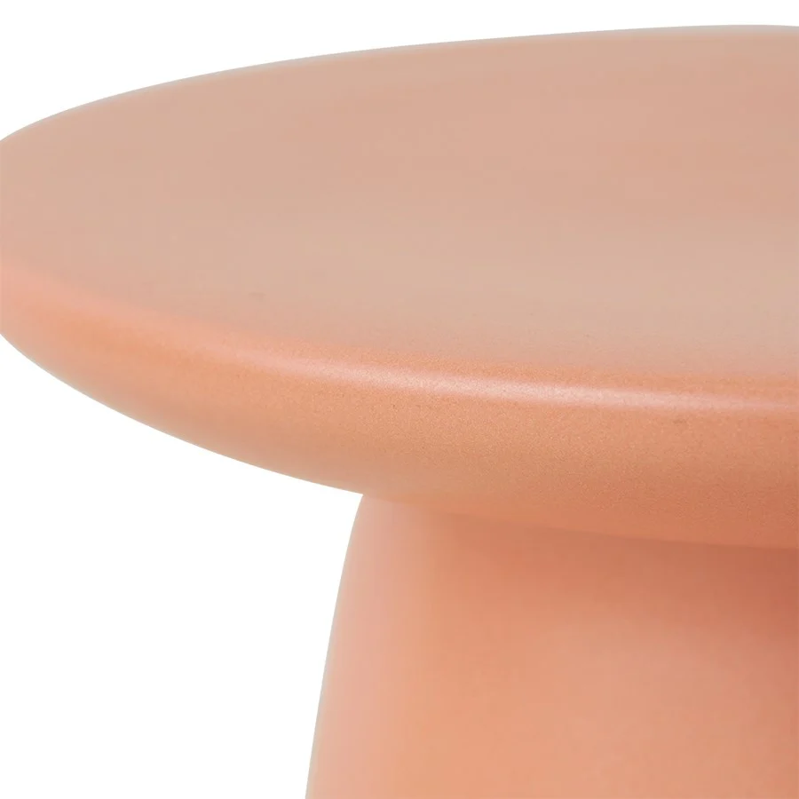 Earthenware Side Table Peach, M - Image 3