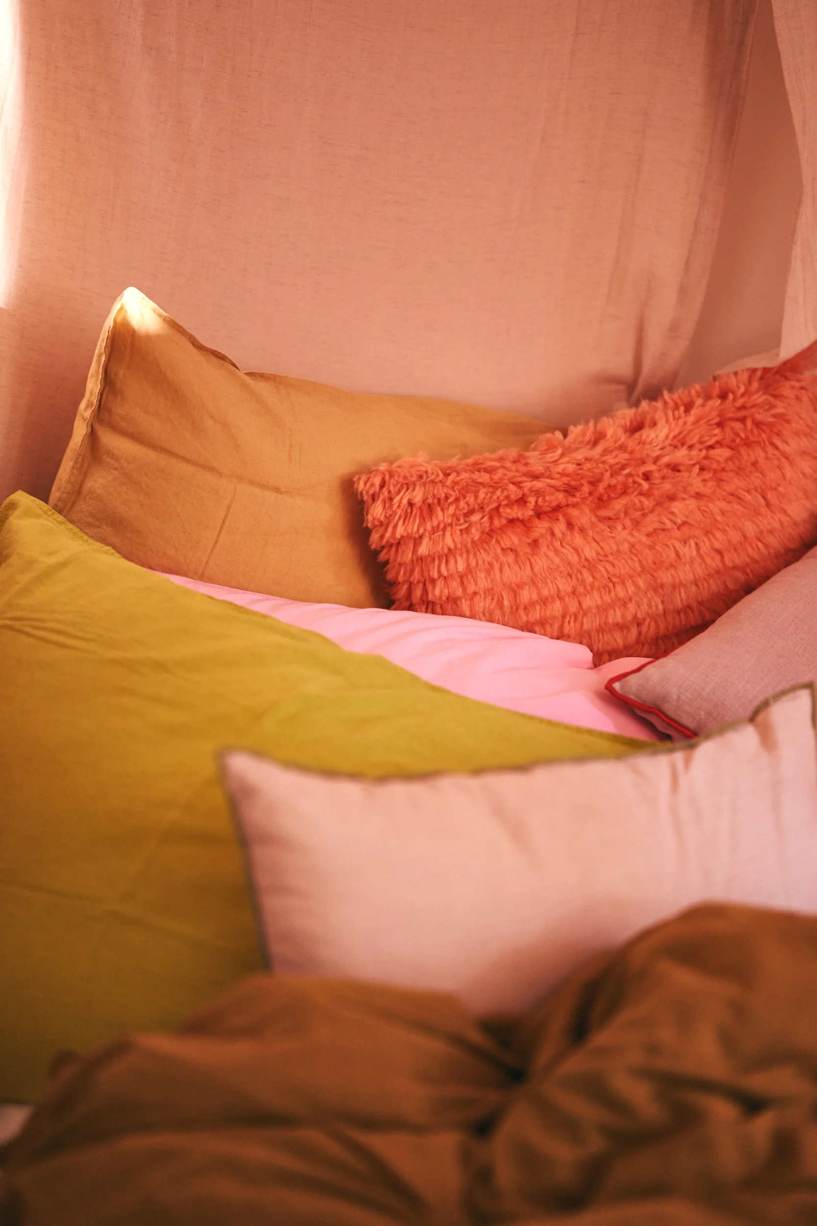 Fluffy Cushion Sienna (50X50cm) - Image 4