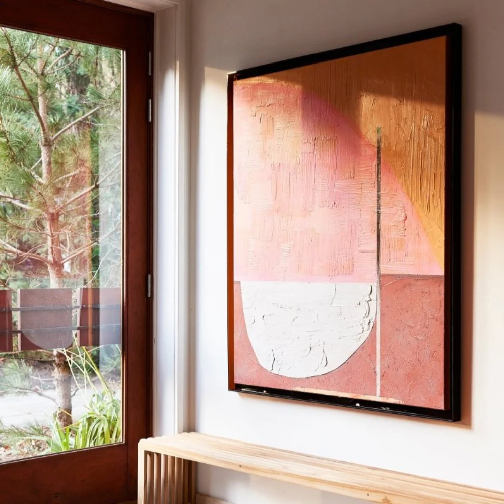 Framed Artwork 'Roseate Hues' - Image 7