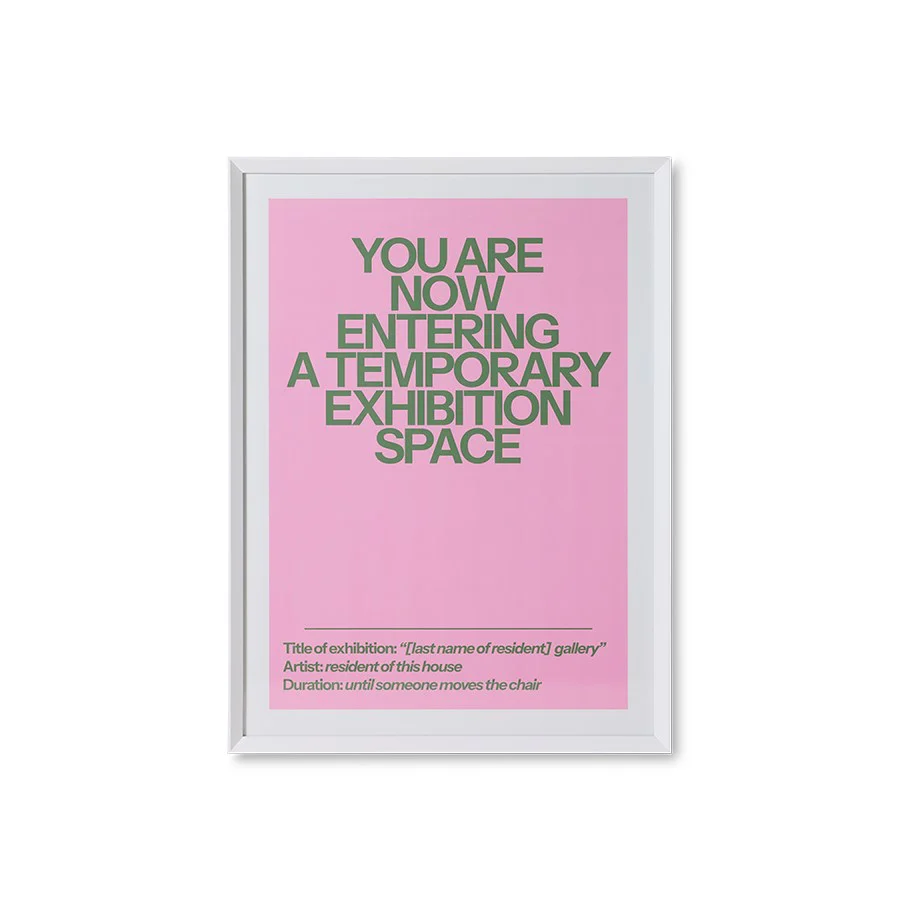 Framed Poster, Home Gallery (87x4.5x118cm)