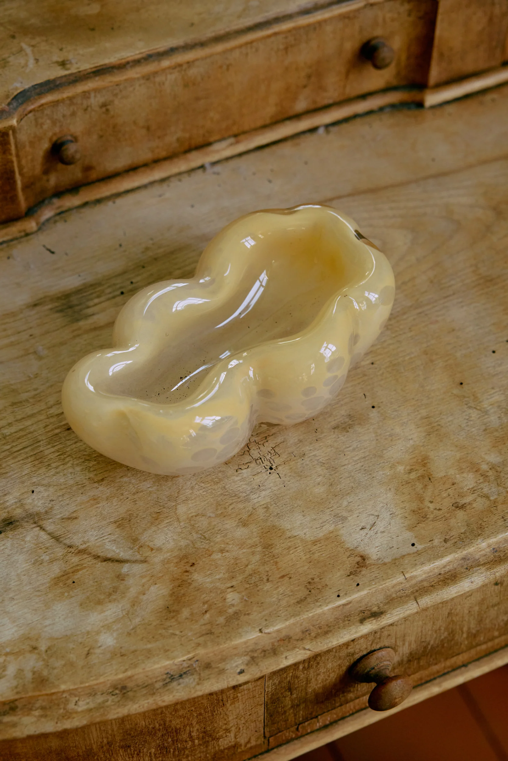 Glass Bowl, Oyster - Image 2
