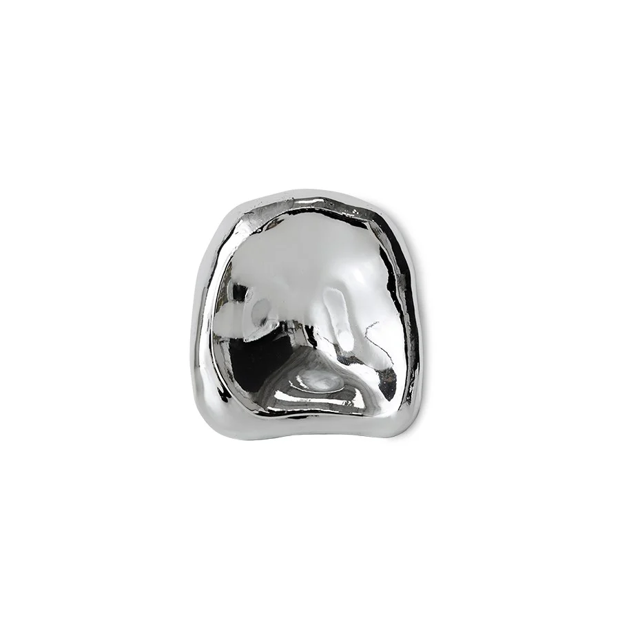 Glass Sculpture Chrome, No. 2