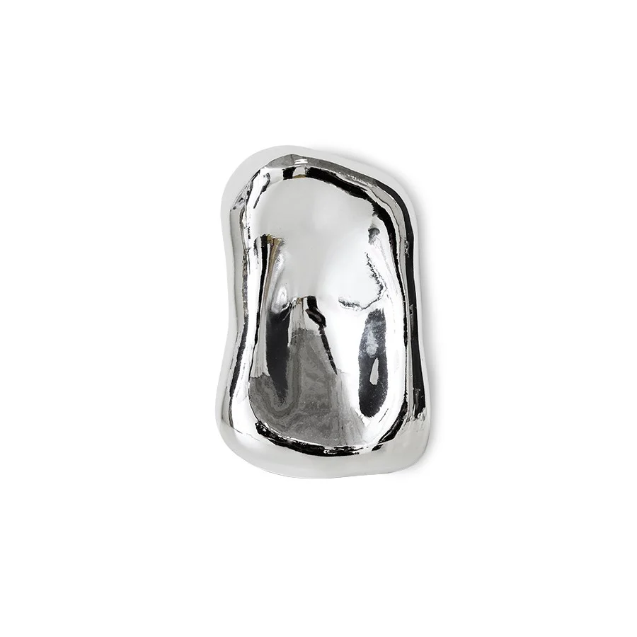 Glass Sculpture Chrome, No. 3