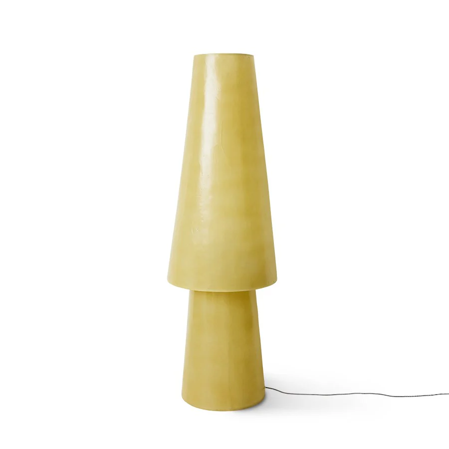Glassfiber Floor Lamp, Soft Green