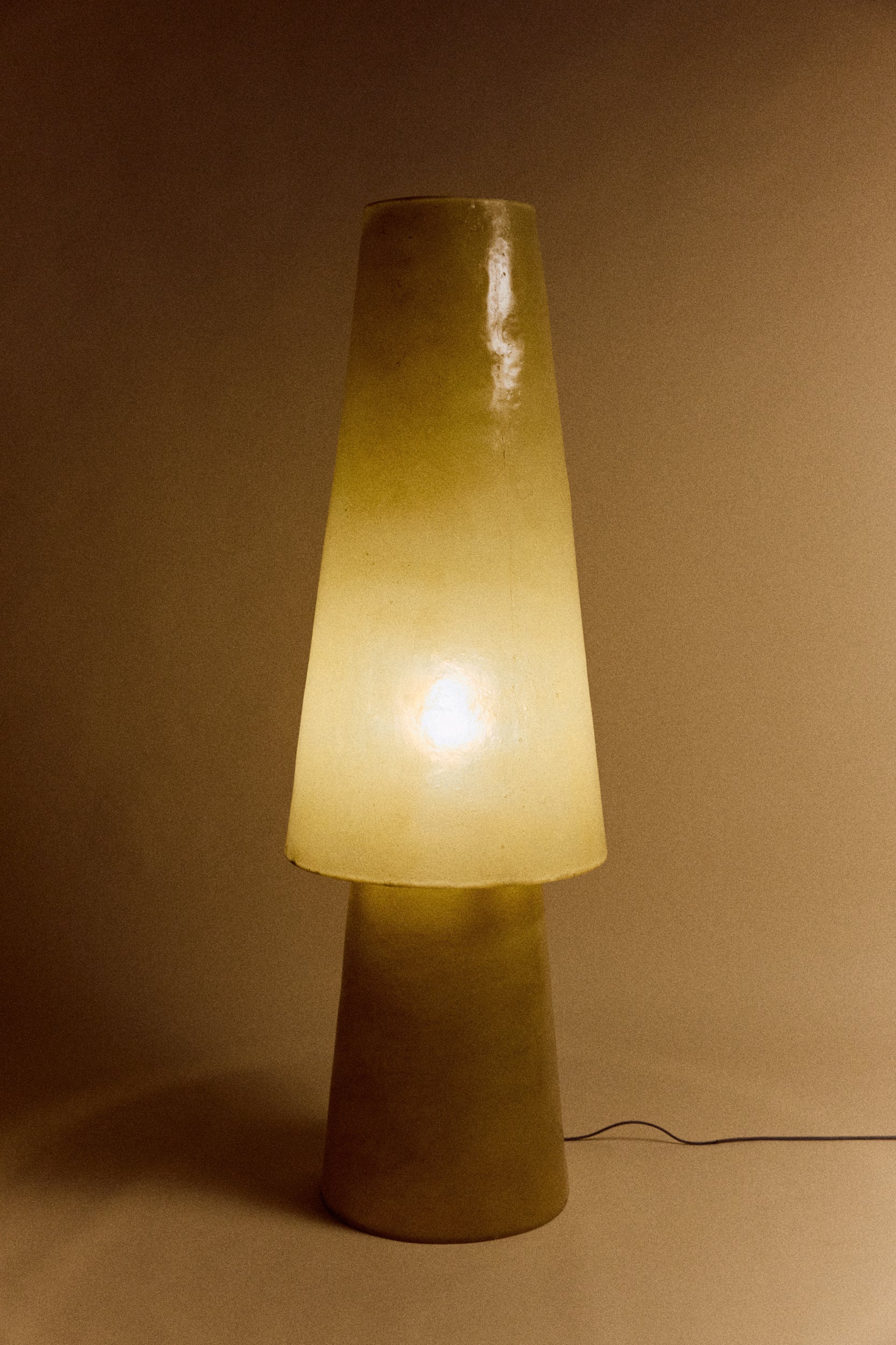Glassfiber Floor Lamp, Soft Green - Image 4