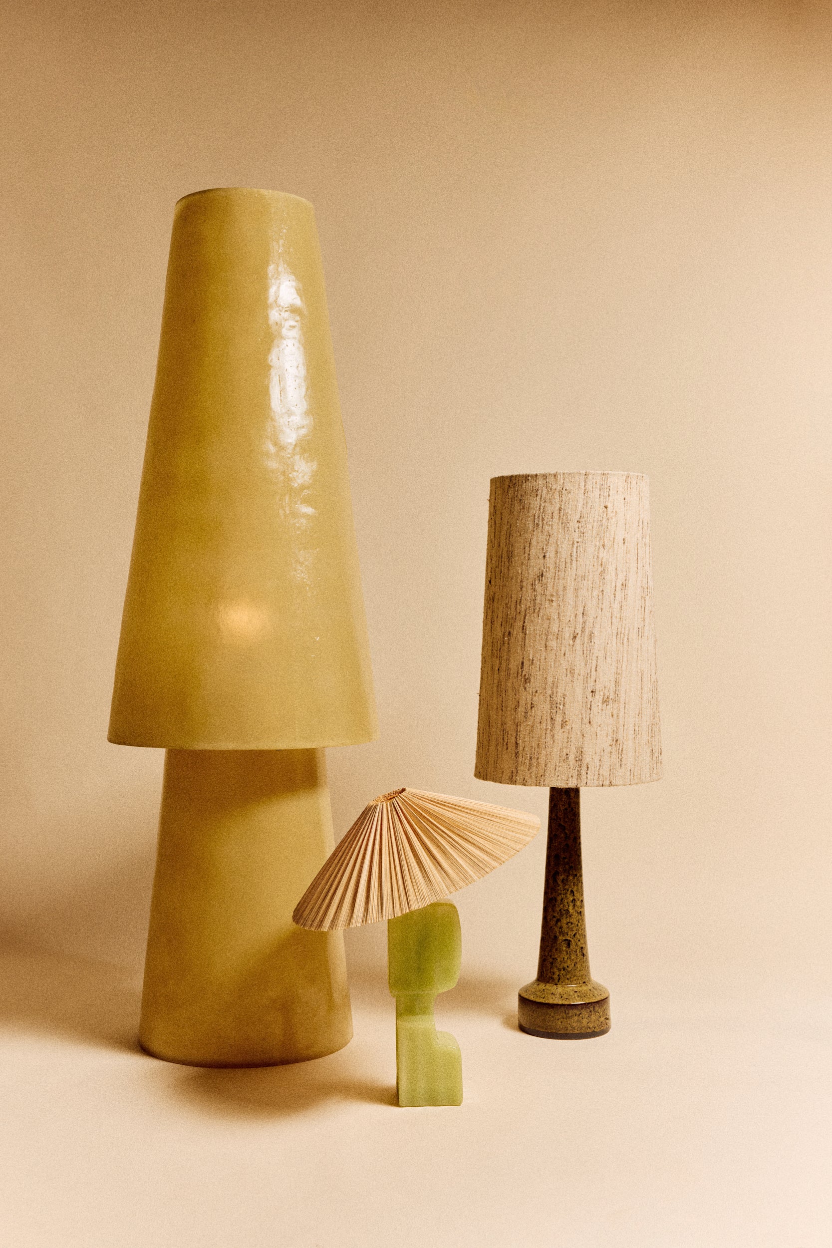 Glassfiber Floor Lamp, Soft Green - Image 5