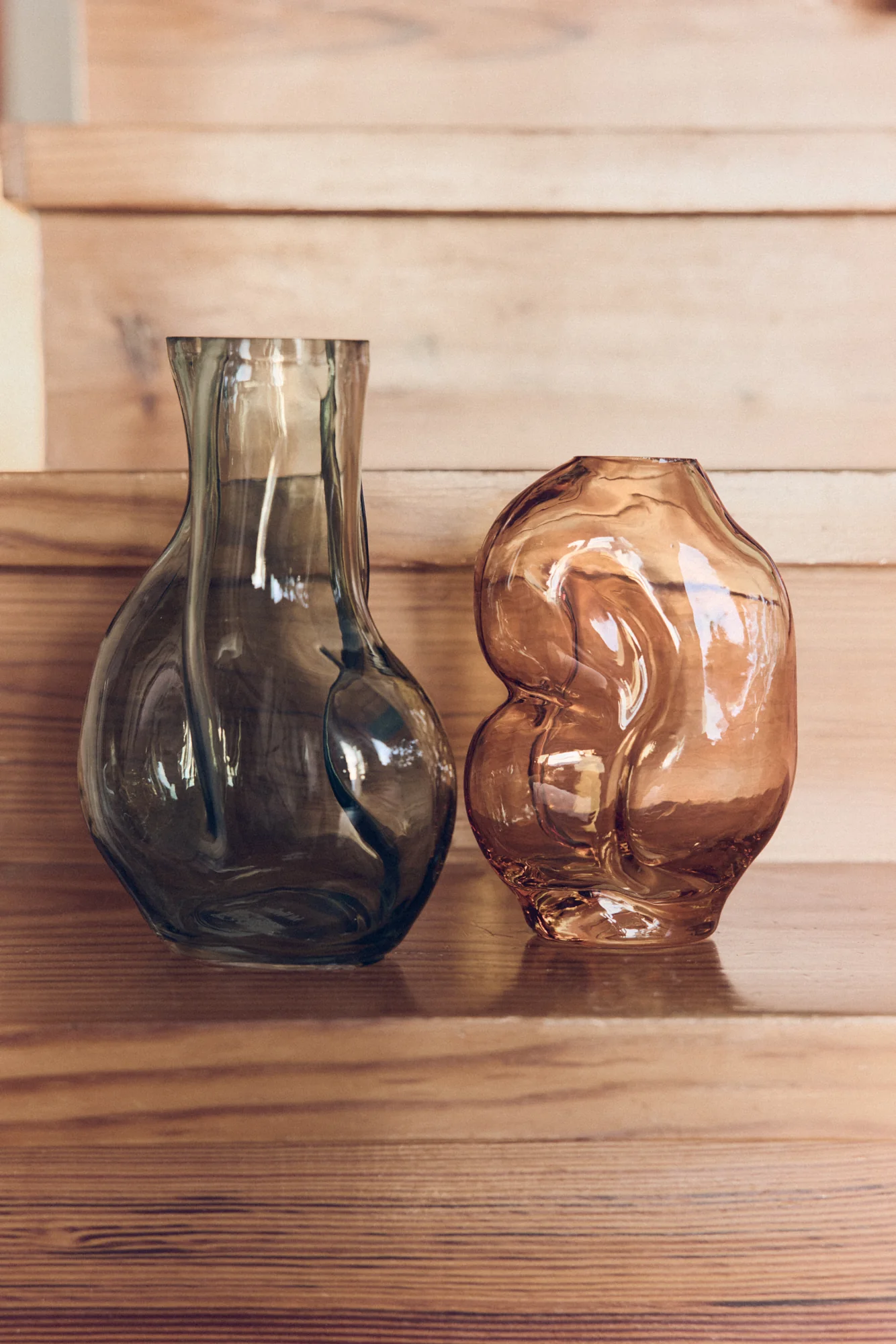 Gleam Glass Small Vase, Amber - Image 6