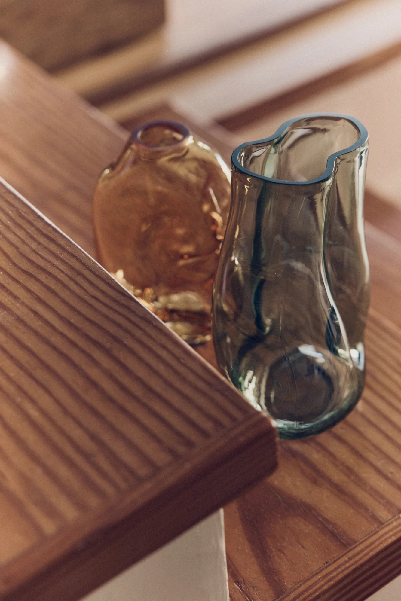 Gleam Glass Vase, Olive - Image 6