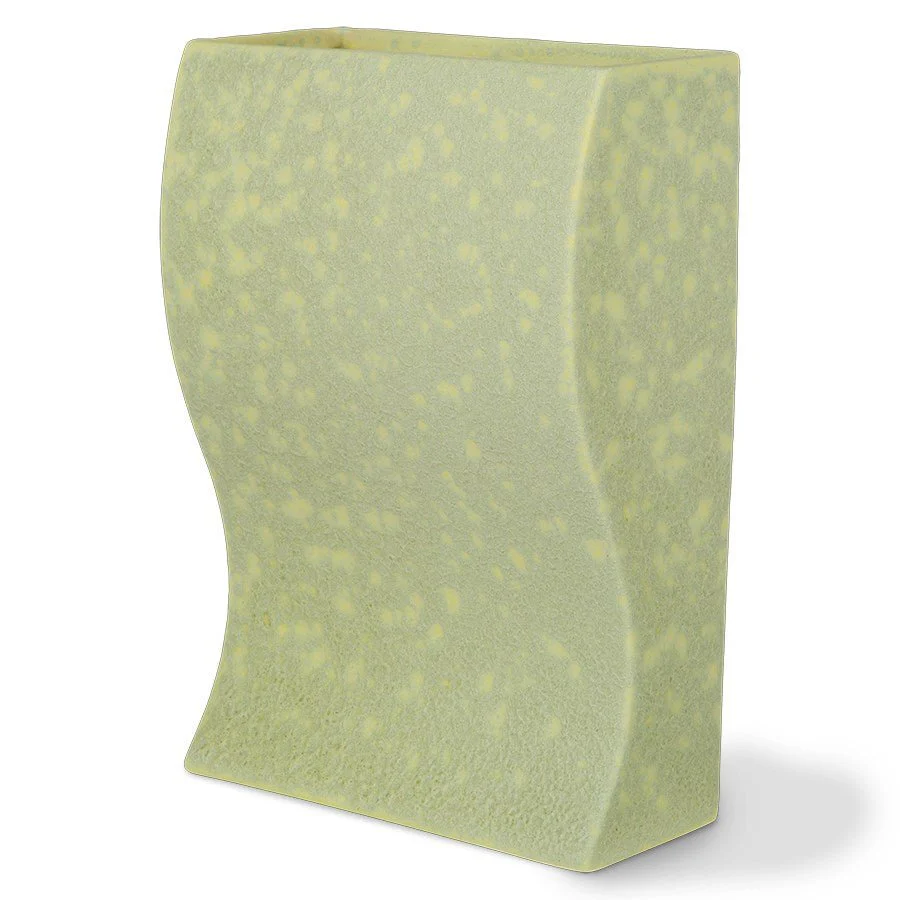 HK Objects Ceramic Block Vase Matt Pistachio