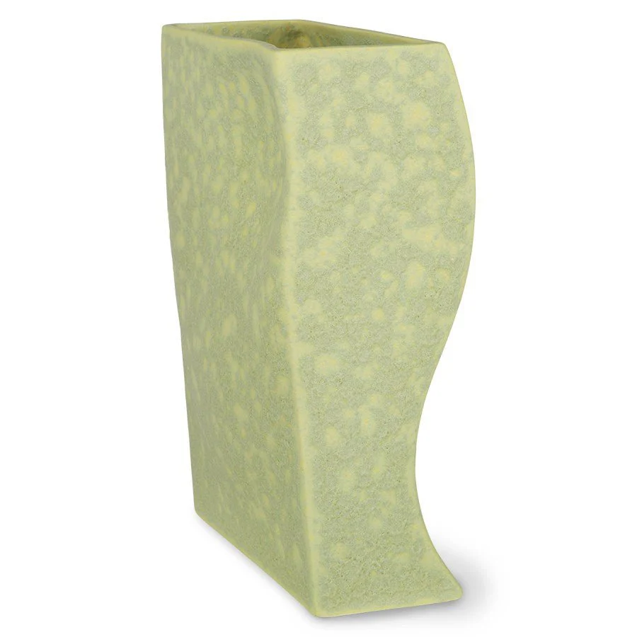 HK Objects Ceramic Block Vase Matt Pistachio - Image 3