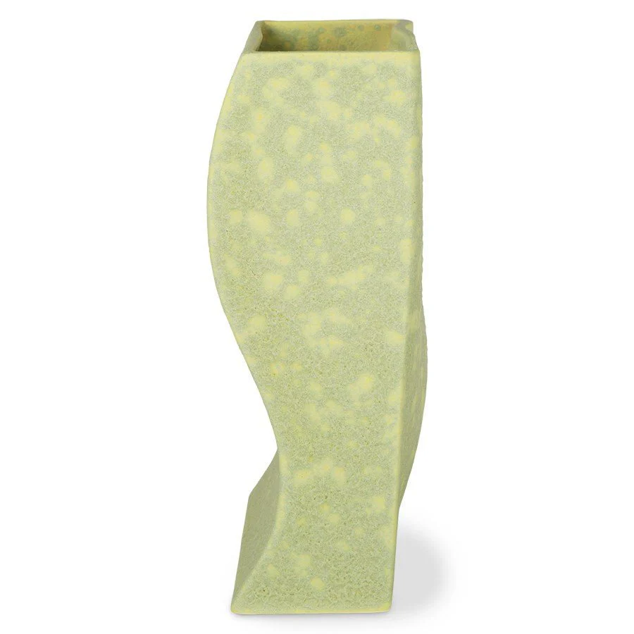HK Objects Ceramic Block Vase Matt Pistachio - Image 4